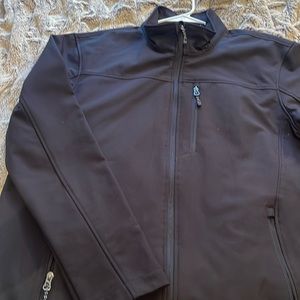Swiss Tech Black water proof jacket.